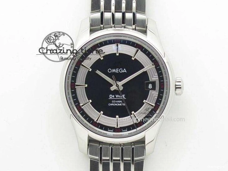 0309 Trendy 2016 Planet Ocean 43.5mm SS V6F Best Edition Black Dial On SS Bracelet A 8210